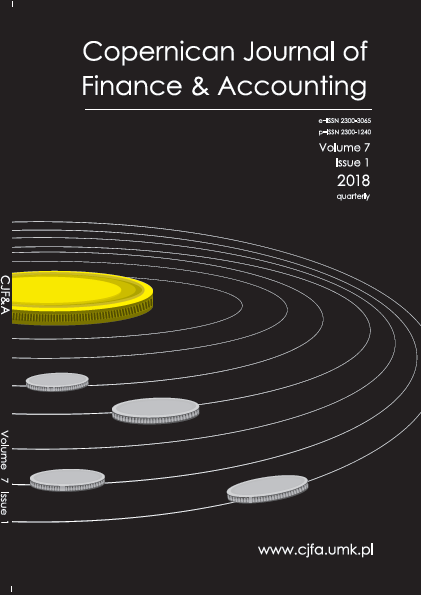 Copernican Journal of Finance & Accounting