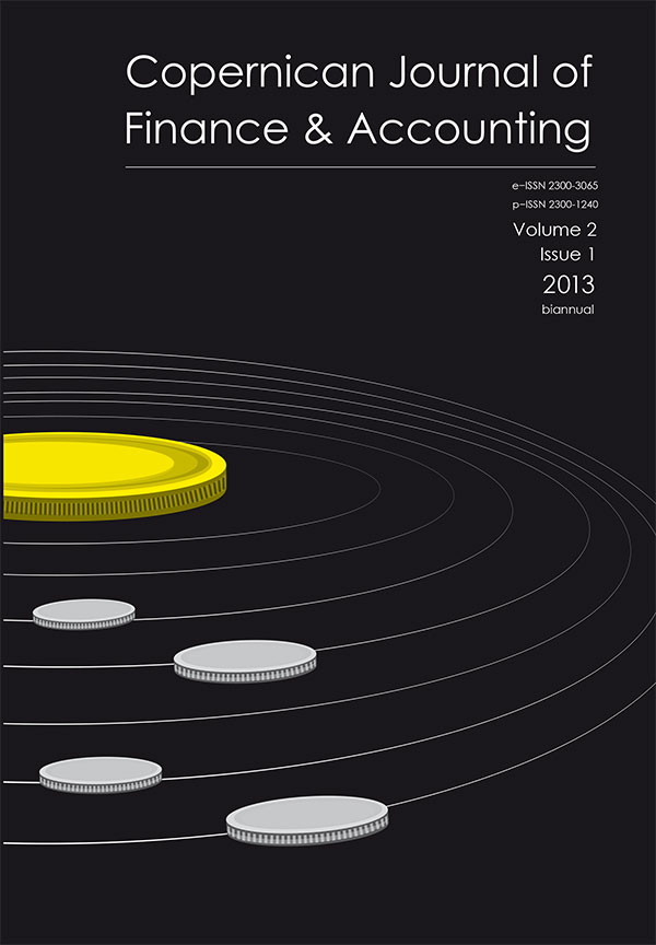 Copernican Journal of Finance & Accounting