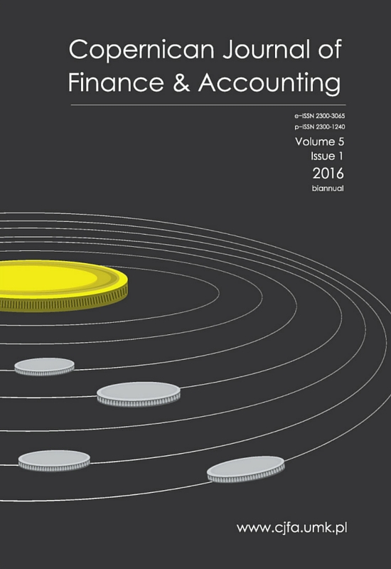 Copernican Journal of Finance & Accounting