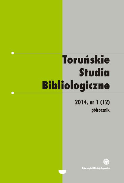 Toruńskie Studia Bibliologiczne