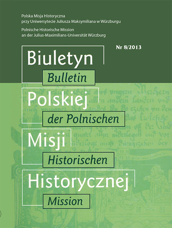 Bulletin of the Polish Historical Mission
