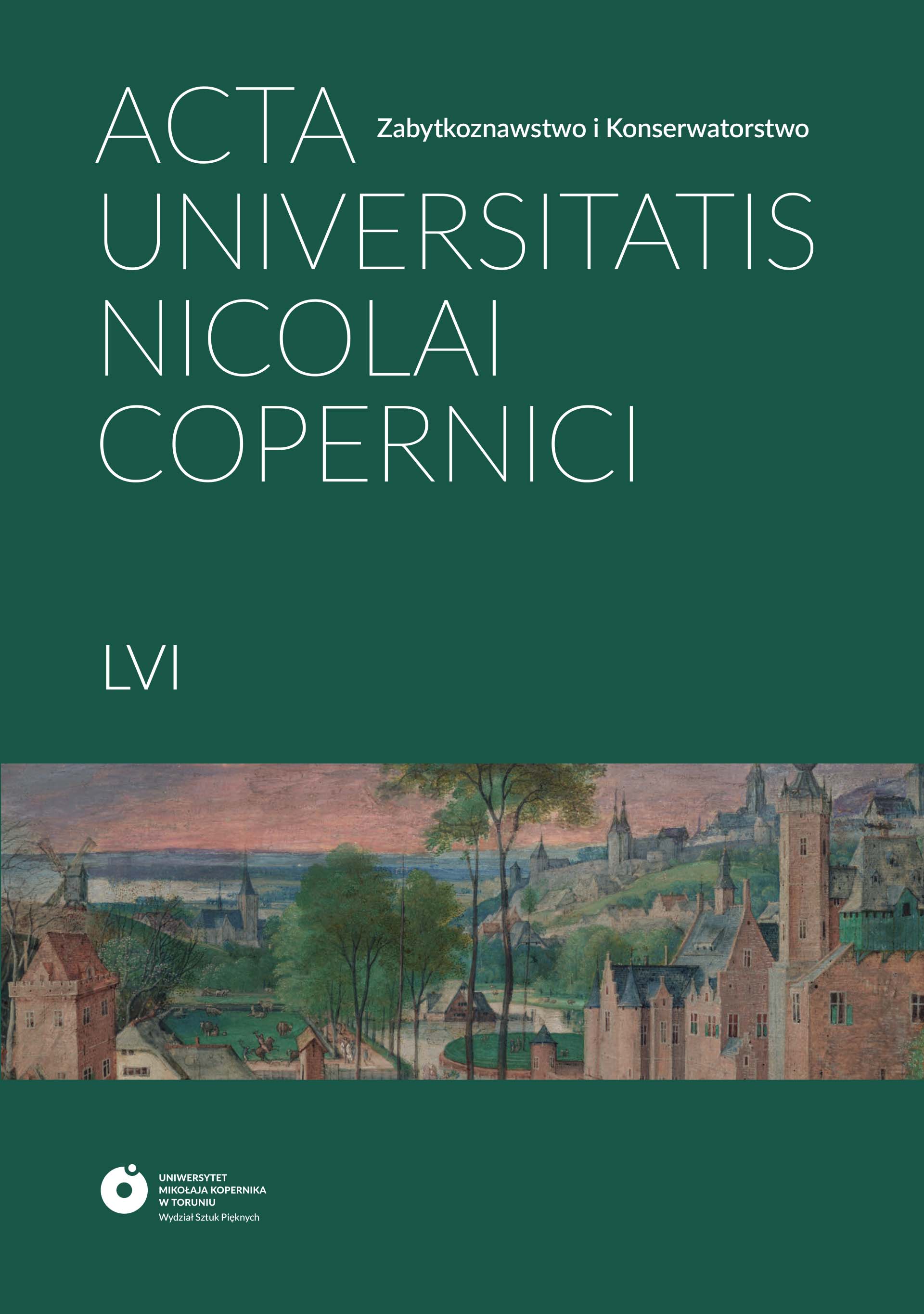 Acta Universitatis Nicolai Copernici Zabytkoznawstwo i Konserwatorstwo
