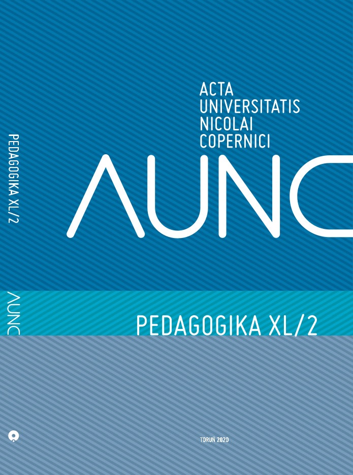 						Obraz okładki Tom 40 Nr 2 (2020): Acta Universitatis Nicolai Copernici. Pedagogika
					