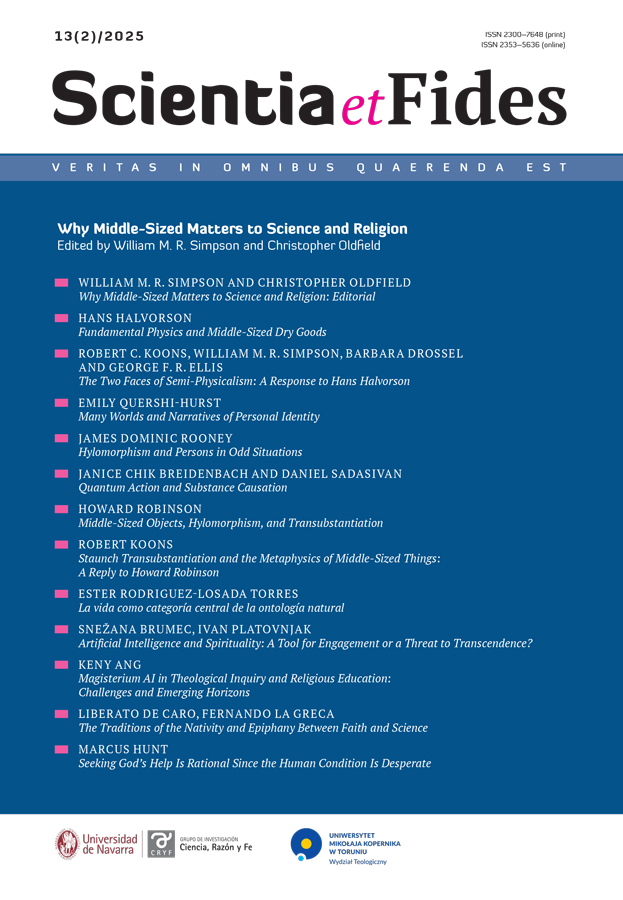 					Ver Vol. 13 Núm. 2 (2025): Why Middle-Sized Matters to Science and Religion
				