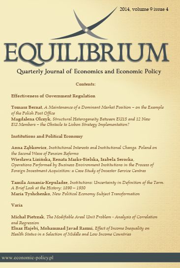 Equilibrium. Equilibrium. Quarterly Journal of Economics and Economic Policy