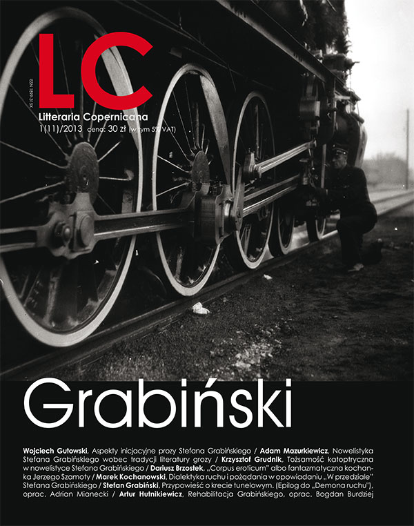 					View Vol. 11 No. 1 (2013): Grabiński
				