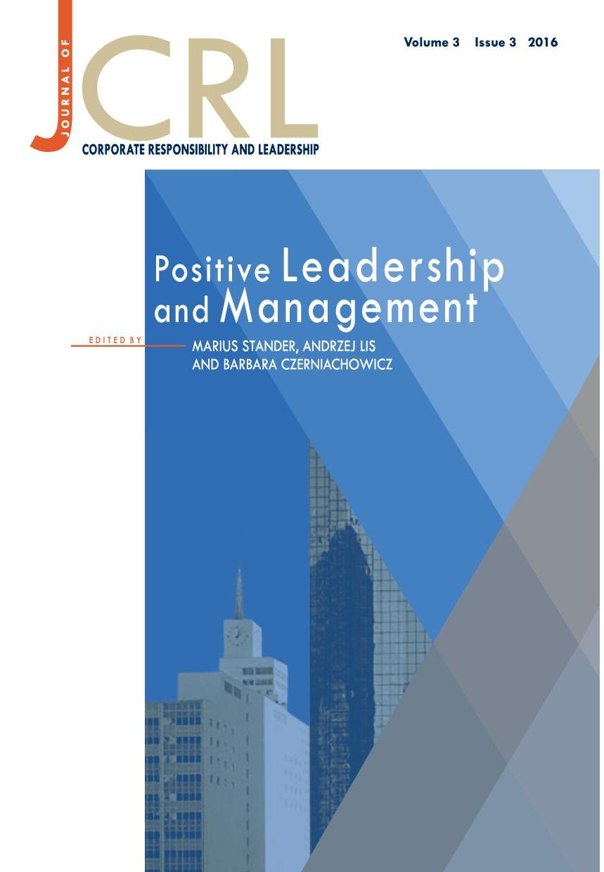 Journal of Corporate Responsibility and Leadership