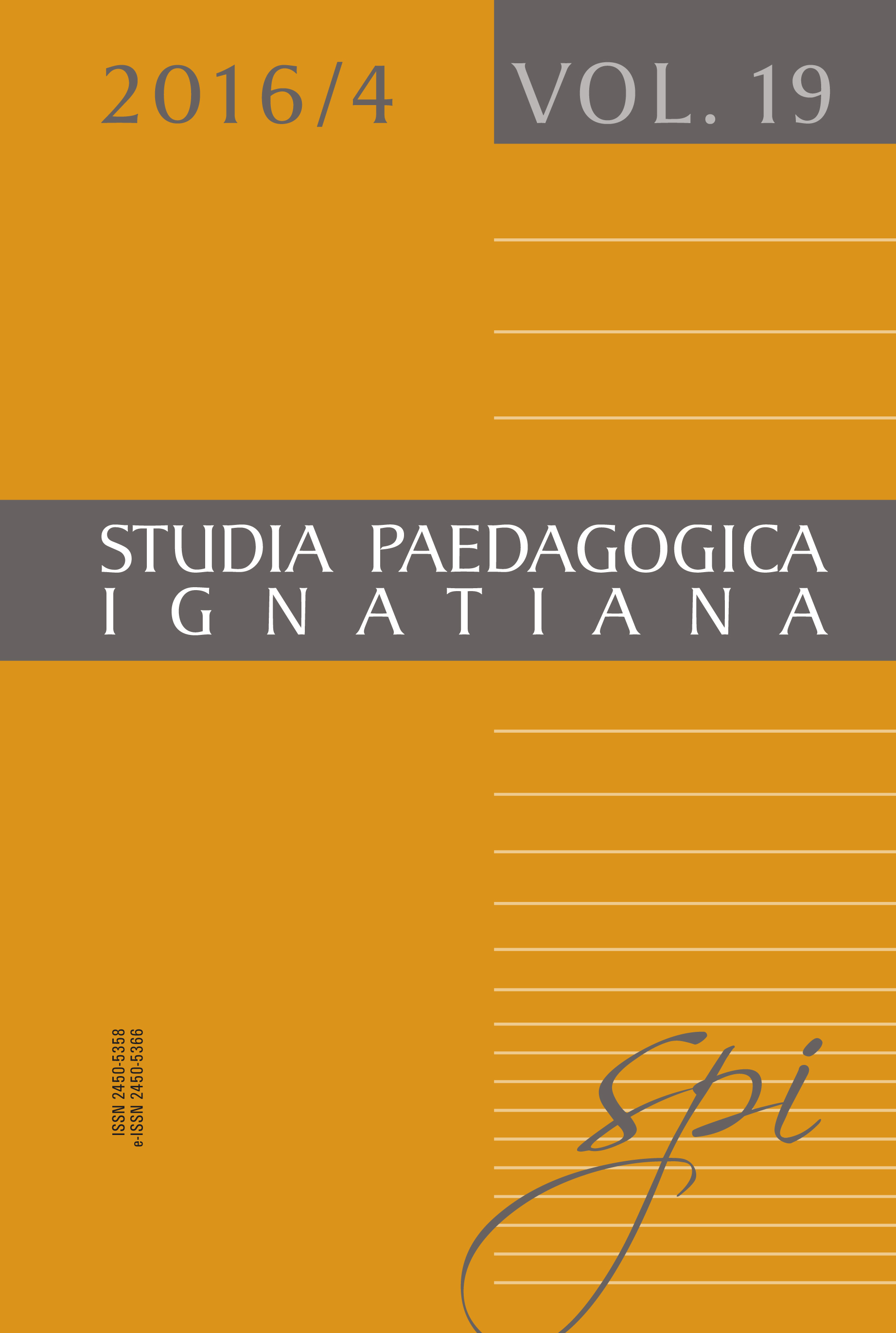 Studia Paedagogica Ignatiana