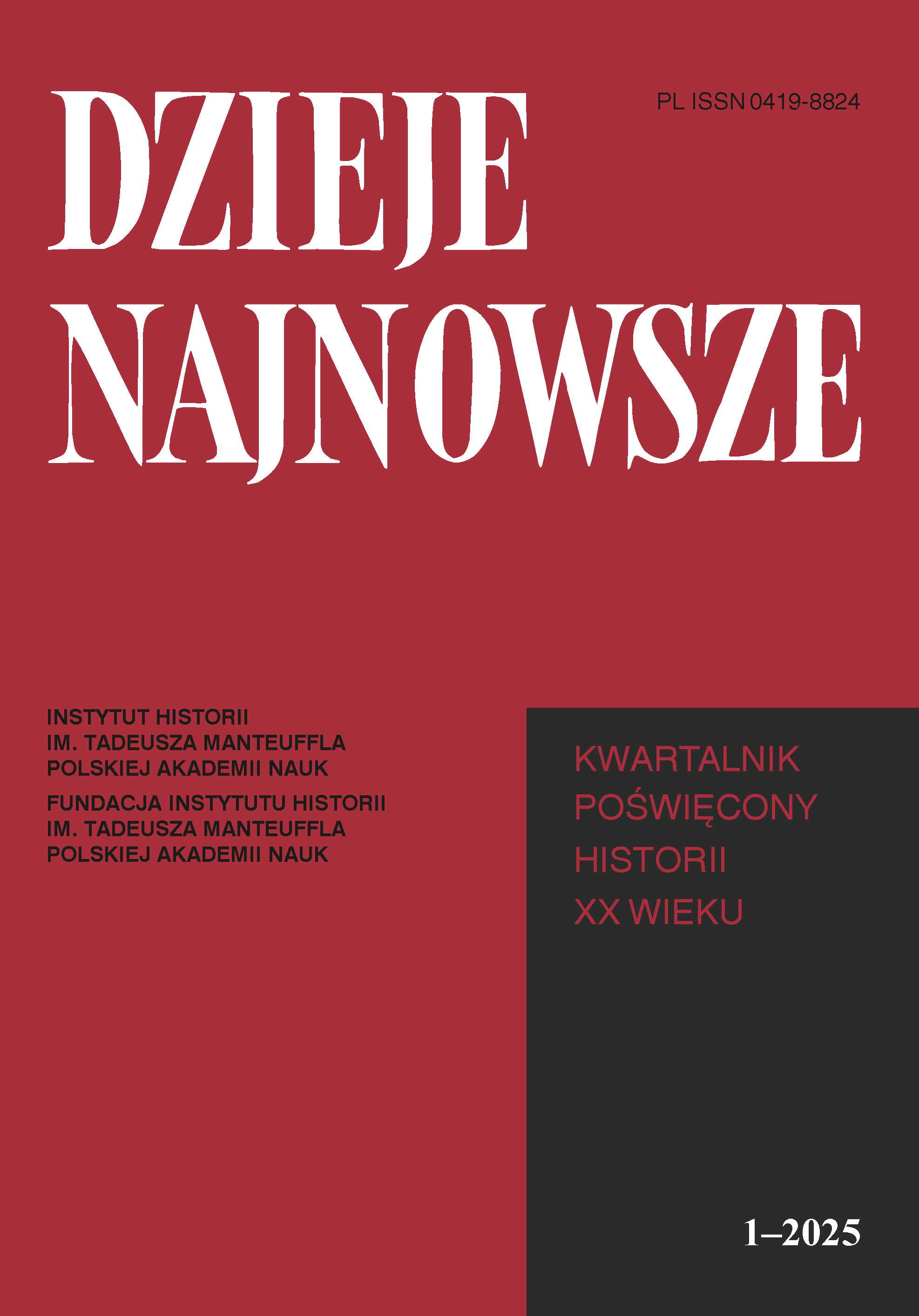 					Pokaż  Tom 57 Nr 1 (2025)
				