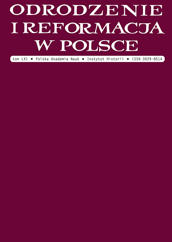 Odrodzenie i Reformacja w Polsce