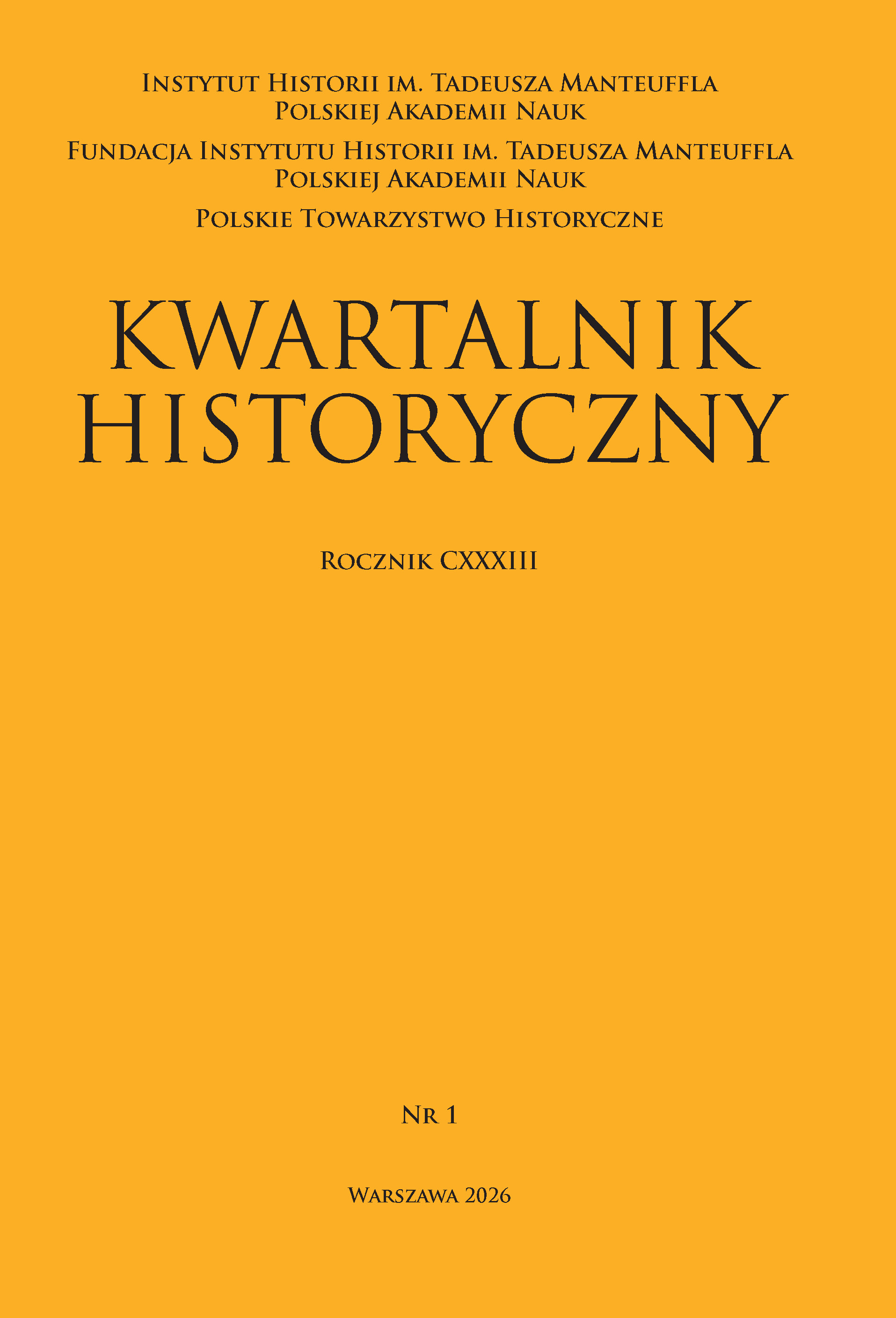 Kwartalnik Historyczny