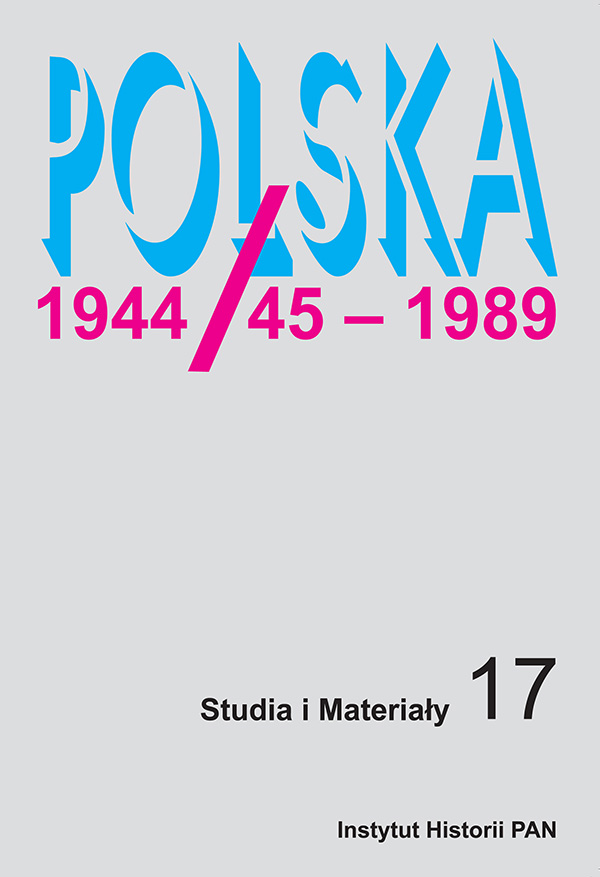 Polska 1944/45-1989. Studia i Materiały
